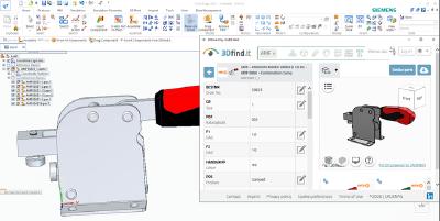 CADENAS integriert 3DfindIT.com in Solid Edge 2021 um Konstruktionszeiten zu beschleunigen