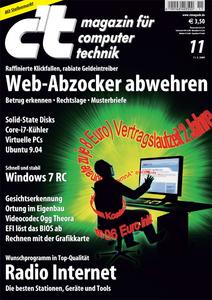 Das Titelbild der aktuellen c't-Ausgabe 11/2009