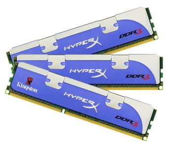 Kingston Technology mit 2GHz HyperX DDR3 Triple Channel Speicher