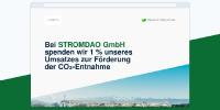 Bei der STROMDAO GmbH spenden wir 1 % unseres Umsatzes der Strom-Quittungen zur Förderung der CO₂-Entnahme