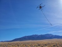 Abbildung 1. Mit Genehmigung von Pioneer Exploration – drohnengestützte Magnetometrie