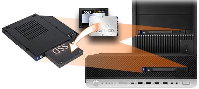 CD/DVD Slim-Einbauschacht SSD/HDD Docks
