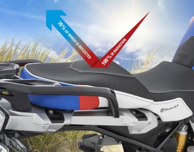 Persistent technical coating reflects over 70% of the long-wave, invisible spectrum of solar radiation ...