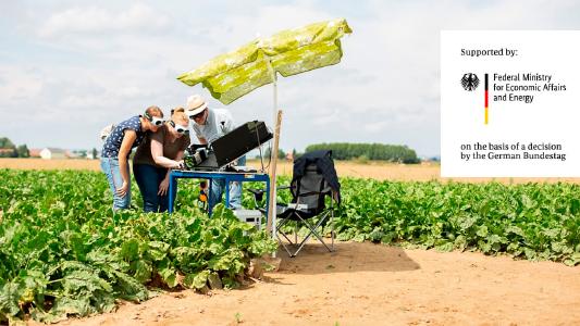 New IR spectroscopy system with the infrared camera VarioCAM® HD head for field measurements