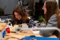 Innovationskraft und unternehmerisches Denken an der Hochschule Bremen: FreiRAUM@HSB feiert zweiten Geburtstag / © Benedict Thiew