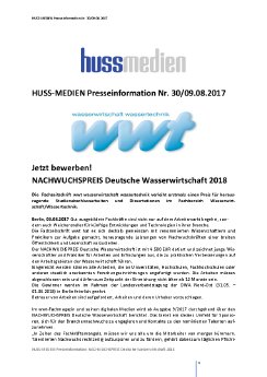 Presseinformation 30 Huss Medien wwt Nachwuchspreis.pdf
