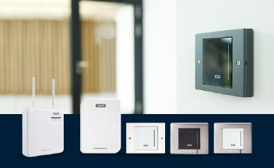 wAppLoxx Pro, die neueste Generation digitaler Schließtechnik aus dem Hause ABUS, erweitert sein Portfolio um den WLX Pro Repeater und das WLX Pro Wall Reader Set. © ABUS