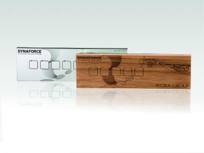The Algra Group's strain gauge technology makes touch operation possible on more atypical surfaces such as metal, glass or even wood.