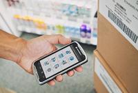 Telematik-Systeme mit dem Smartphone als Barcodescanner. Bild: ICS International AG