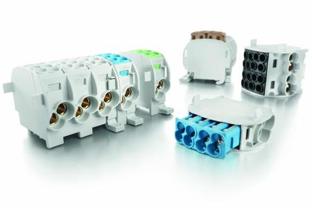 Weidmüller WPD main line branch terminals: slim main line branch terminals with approval for aluminium conductors