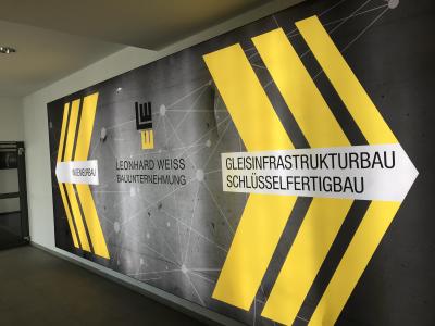 Die neue Heimat von LEONHARD WEISS in der Frankenstraße teilen sich der Gleisinfrastrukturbau, der Schlüsselfertigbau sowie der Ingenieurbau - die Büroräumlichkeiten bieten Platz für 25 weitere Beschäftigte.