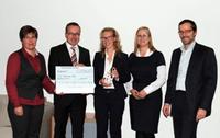 Auf dem Foto von links: Kerstin Wiertalla (HR Referentin, prevero AG), Prof. Dr. Gunther Friedl (TU München), Alexandra Zehe, Sabine Pallas (TU München), Alexander Springer (CEO prevero AG) Auf dem Foto von links: Kerstin Wiertalla (HR Referentin, prevero AG), Prof. Dr. Gunther Friedl (TU München), Alexandra Zehe, Sabine Pallas (TU München), Alexander Springer (CEO prevero AG)