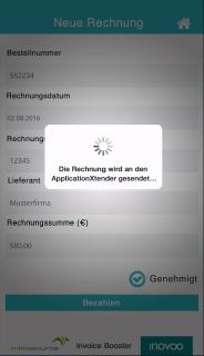 Übertragung der Daten an die gewünschten Systeme, z.B. EMC ApplicationXtender
