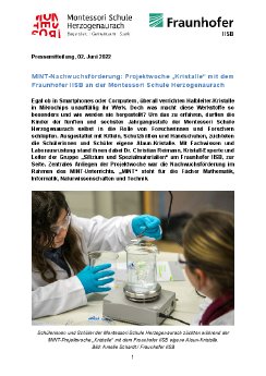 2022-06-02_Pressemitteilung_Fraunhofer-IISB-Projektwochewoche-Kristalle-Montessori-Schule-Herzog.pdf