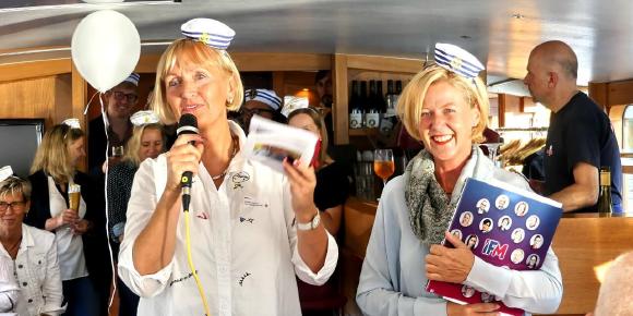 IFM-Geschäftsführung mit Angela Jahnkow (links) und Annina Quitter (rechts)