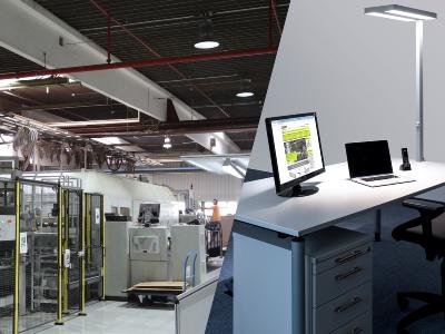 LEDAXO LED-Beleuchtung für Produktionsbetriebe und Büros