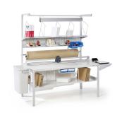 Mehr Effizienz beim Verpacken – Die neue Verpackungsstation TPB von Treston sorgt mit umfangreichem Zubehör für Ordnung