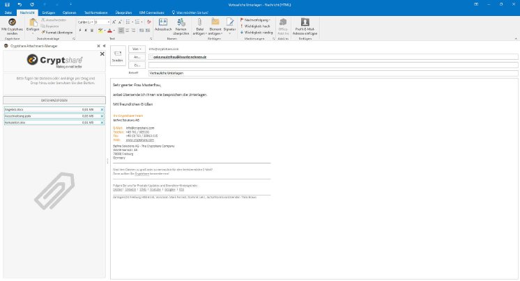 Abb_1_Cryptshare for Outlook integriert sich in Benutzeroberfläche von Microsoft Outlook 2016.jpg