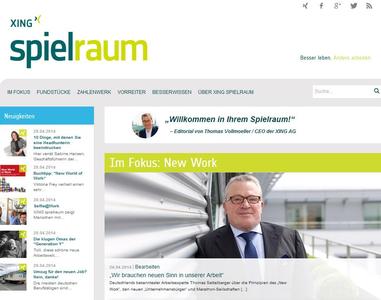 XING spielraum Screenshot