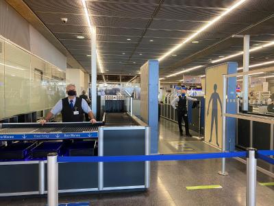 Die FraSec Fraport Security Services GmbH (kurz FraSec) bleibt auch weiterhin für die Passagier- und Gepäckkontrollen am Flughafen Stuttgart im Einsatz (Bildquelle: FraSec)