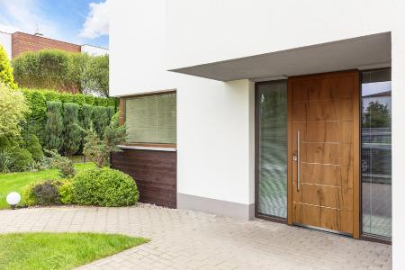 Holzhaustür Eiche Altholz