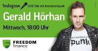Instagram LIVE Talk mit Investmentpunk Gerald Hörhan und Andrey Wolfsbein