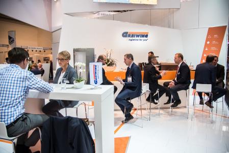 Viele Messebesucher kamen mit konkreten Anliegen an den GREIWING-Stand / Foto: GREIWING