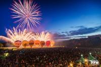 Der neue FEIG-Heißluftballon beim "FFH Night Glow"