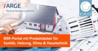 BIM für SHK & Haustechnik: Neues BIM Downloadportal der ARGE Neue Medien powered by CADENAS