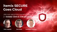 itemis SECURE Launch Event mit Dirk Leopold, Jens Bühl und Jonathan Mohring online am 23. Oktober 2025