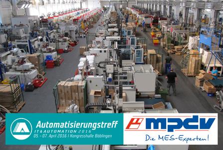 MPDV-Anwendervortrag über HYDRA bei Playmobil am 06.04.2016 auf dem Automatisierungstreff in Böblingen