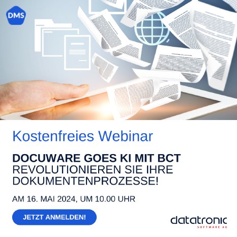 DocuWare Goes KI Mit BCT - Revolutionieren Sie Ihre Dokumentenprozesse ...