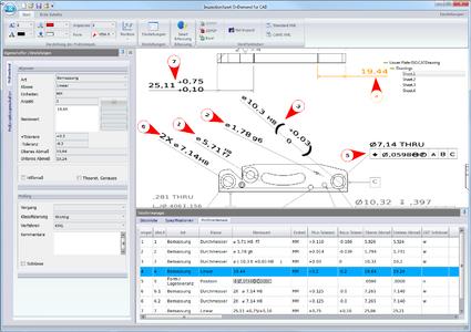 Neue Version InspectionXpert OnDemand für CAD auf Deutsch verfügbar