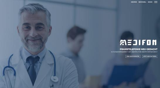 Neue MEDIFON®-Webseite mit Telefonanlagenkonfigurator für Ärzte