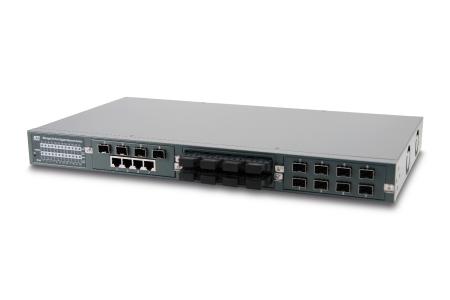 Für die Bestückung der drei Modulschächte des KGS-2422 hat KTI neun verschiedene Kupfer-/Glasfasermodule mit jeweils acht Ports entwickelt, die nahezu jede denkbare Port-Konfiguration ermöglichen