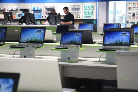 Generalüberholte "refurbished" Computer werden im AfB-Shop mit mindestens 12 Monaten Garantie verkauft. Foto: AfB gGmbH