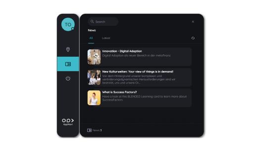 AppNavi News-Menü