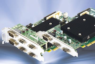 Matrox Rapixo CL Pro Framegrabber Varianten mit Dual/Quad-Base und Single/Dual-Full
