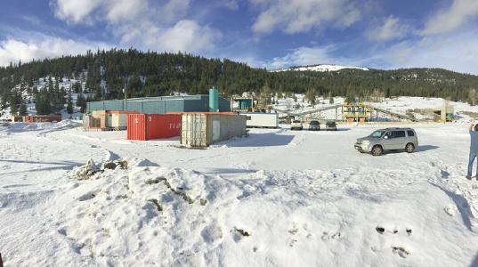 Verarbeitungsanlage der Nicola Mining; Foto: Nicola Mining