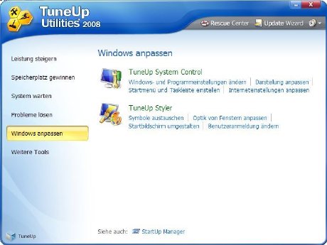 TuneUp Utilities 2008 - TuneUp Styler und System Control.jpg