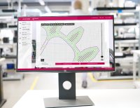 Die KI-basierte, punktweise Leistungsoptimierung in SCANmotionControl ermöglicht die automatisierte Berechnung von Prozessparametern für additve Laserprozesse (3D-Druck).