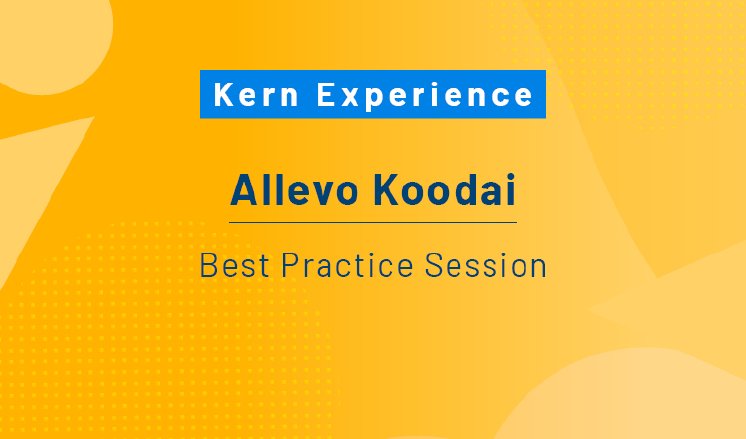 kernag_best-practice-session_allevo-koodai-sap-webfrontend.jpg