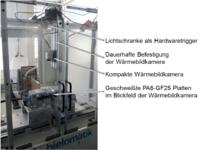 Einsatz des entwickelten Thermographie-Systems am Beispiel des Heizelementstumpfschweißprozesses