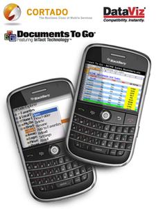 Cortado und DataViz präsentieren neues Softwarepaket für BlackBerry-Smartphones