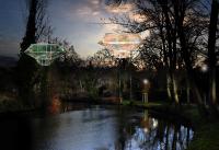 Braunschweiger Lichtparcours 2020 strahlt grün
