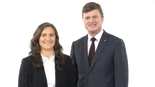 GTÜ-Geschäftsführung: Dimitra Theocharidou-Sohns & Robert Köstler (Foto: KDBusch/GTÜ)