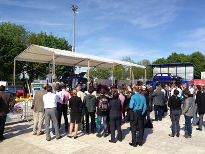 Live-Demo zur Fahrzeugentsorgung IFAT 2014 BDSV BMW KUMAsoft