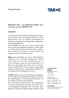 Namhafte USV-und Netzwerk-Brands präsentieren auf der INSIDE 2013.pdf