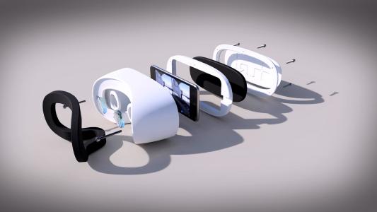 Erleben Sie ein Projekt an der Schnittstelle zwischen virtueller Realität und 3D Druck. Die Erstellung eines 3D gedruckten, komplett anpassbaren Head-Set für virtuelle Realität, basierend auf mobiler Technologie / Bild: Turi Cacciatore Design