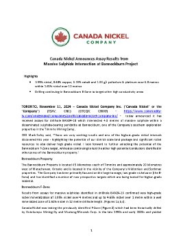 11112024_EN_CNC_NR_Nov2024 Bannockburn Assay Update_FINAL.pdf